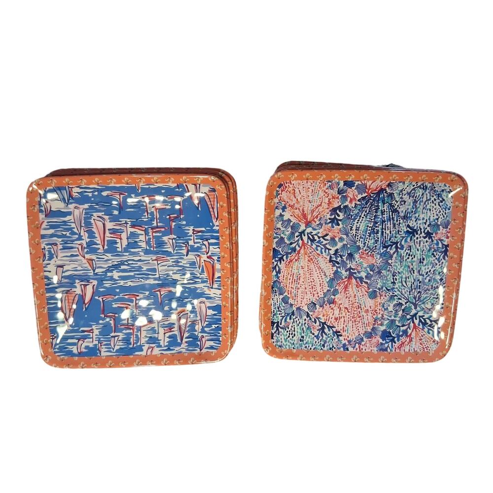 Lilly Pulitzer 10 melamine plates Boatylicious Sway with Me